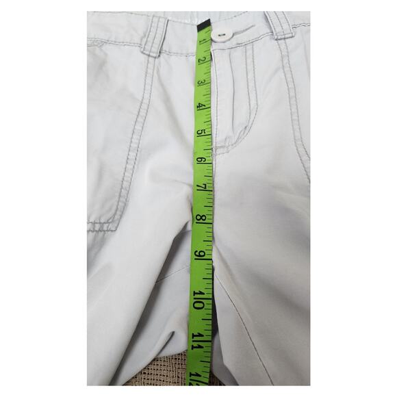 ST. Johns Bay Light Blue Graysish Capri/Cargo Pants  Women's Size 4 - Picture 8 of 11